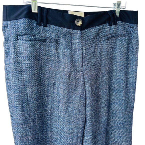 NWT Anthropologie Elevenses Shimmered Tweed Brighton Wide Leg Tailored Trousers - Picture 5 of 11